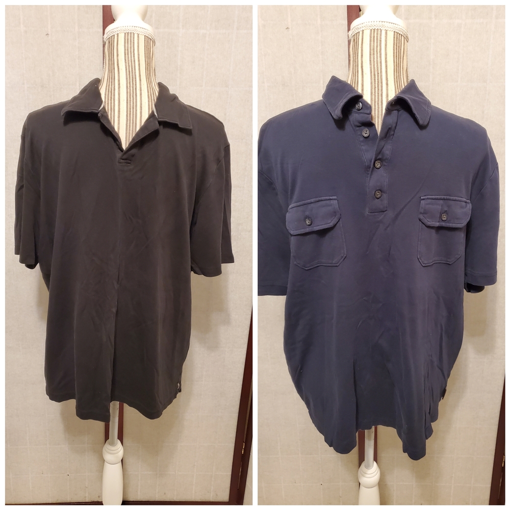 2 Perry Ellis Polo Shirts